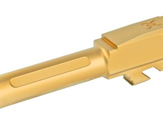 True Precision Barrel, 9MM, Gold Titanium Nitride, Fits Glock 43/43X