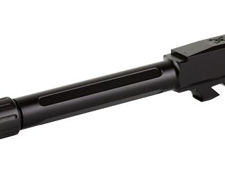 True Precision Barrel, 9MM, Black, Thread Protector, Threaded, Fits GLOCK 48, Nitride