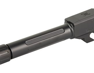 True Precision Barrel, 9MM, Threaded 1/2X28, Fits SIG P320 X-Compact, DLC Finish, Black