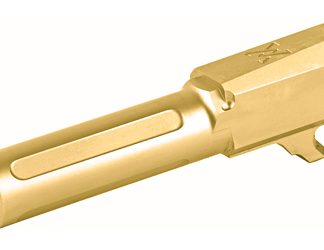 True Precision Barrel, 9MM, Gold Titanium Nitride, Fits Sig P365