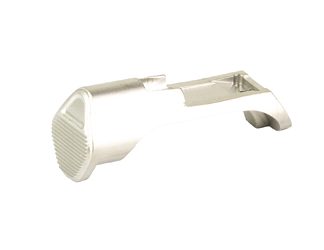 True Precision Extended Magazine Release, Fits All Sig P365, Satin Finish, Stainless