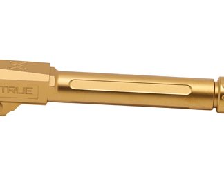 True Precision Barrel, 9MM, Gold, Thread Protector, Threaded, Sig P365XL, Titanium Nitride