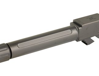 True Precision Pistol Barrel, 9MM, Threaded 1/2X28, Fits Ruger RXM, DLC Finish, Black