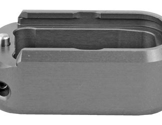 Taran Tactical Innovation Base Pad, Fits Glock 17/22, +3/+4, Small, Titanium Gray Finish