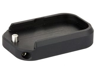 Taran Tactical Innovation Base Pad, Fits Glock +0, 9/40 Double Stack, Black Finish