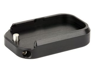 Taran Tactical Innovation Base Pad For Glock +0, 9/40 Double Stack, Black Finish
