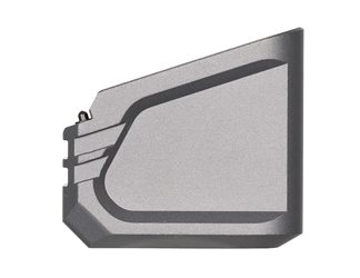 Tyrant CNC +6/5 Mag Extension, Matte Finish, Gray, Fits Glock 17/19X/22/34/35/45