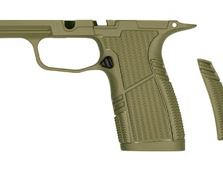 Tyrant CNC Grip Module, Snub Nose, Fits Sig Sauer P365/X/XL, Matte Finish, Olive Drab Green