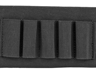 Uncle Mike's Buttstock Shell Holder, For Shotgun, 5Rd, Black