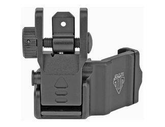 Leapers, Inc. - UTG Accu-Sync, AR15 45 Degree Offset Flip-up Rear Sight, Black