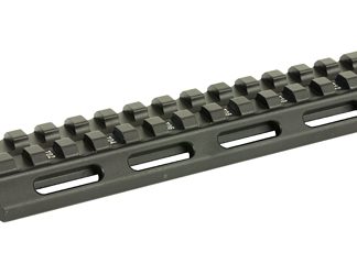 Leapers, Inc. - UTG Super Slim Picatinny Riser Mount, 1/2" Height, 13 Slots, Black Finish