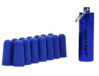 Walker's Ear Plug, Foam, 7 Pairs, Blue, Includes Case