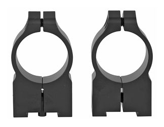 Warne Permanent Attached Fixed Ring Set, Fits Tikka Grooved Receiver, 1" High, Matte Finish