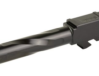 Zaffiri Precision Pistol Barrel, 9MM, 3.9", Flush and Crown, Fits Glock 19 Gen 3, Nitride Finish, Black