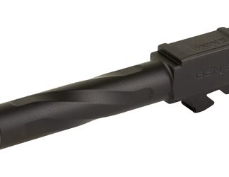 Zaffiri Precision Pistol Barrel, 9MM, 3.95", Flush and Crown, Fits Glock 19 Gen 5, Nitride Finish, Black