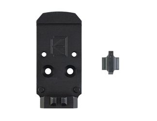 Calculated Kinetics Optic Plate System with Iron Sight, For MAC DS1911, Fits RMR Footprint, Anodized Finish, Black
