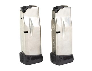 Ruger Magazine, 9MM, 12 Rounds, Fits Ruger MAX-9, Steel, Silver
