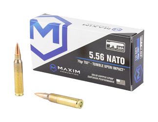 Maxim Defense Industries Tumble Upon Impact
